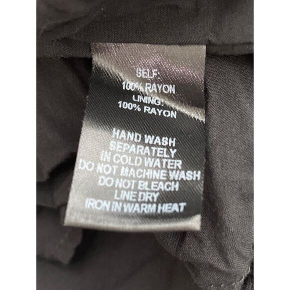 Lulu’s Women Black Tie Front Side Slit Culotte Jumpsuit Size XS - Picture 12 of 12